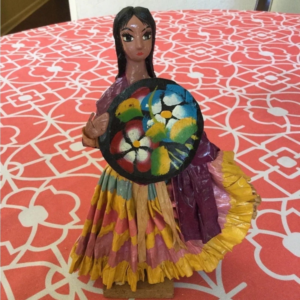 Vintage Paper Mache Doll